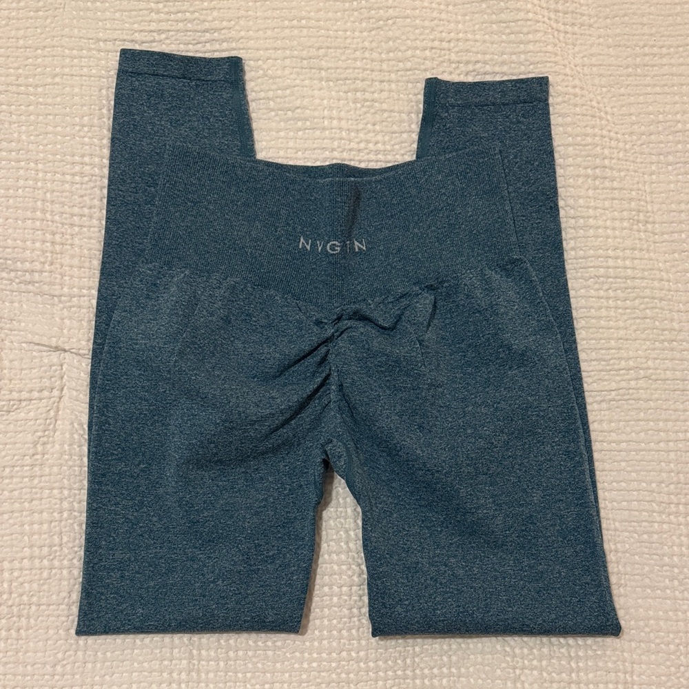 NVGTN Teal Blue Seamless active Leggings